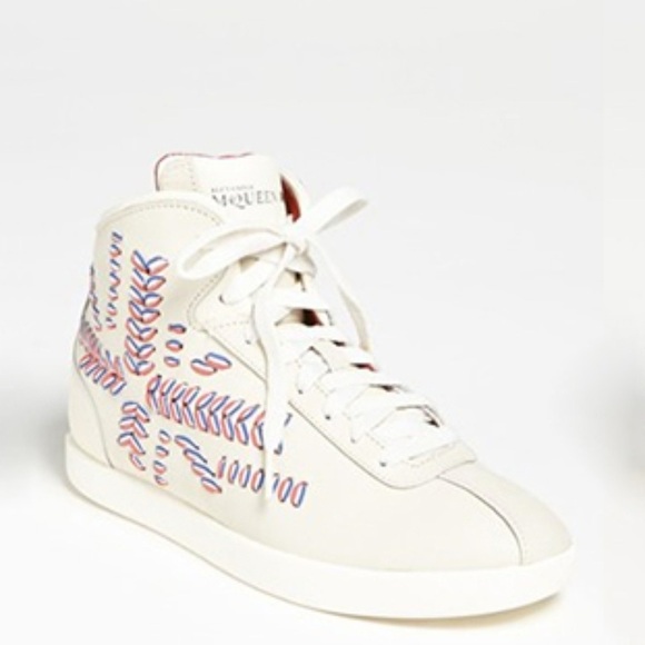 Alexander McQueen Puma Medius Embroidered Sneakers main image 6